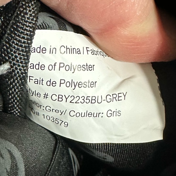 NWOT Bugatti Reborn Grey Slim Crossbody Bag Tablet Travel OS - Picture 15 of 15